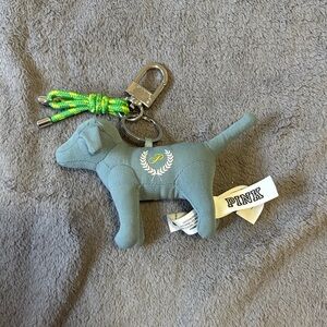 PINK Victoria's Secret Dog Keychain - Blue